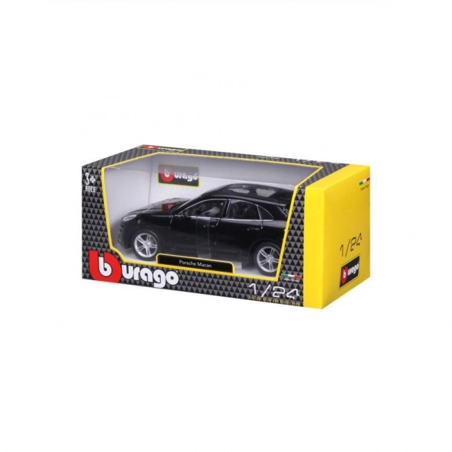 Bburago 1:24 Porsche Macan zwart 18-21077