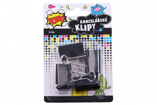 Kantoorclip 4 stuks, 32 mm