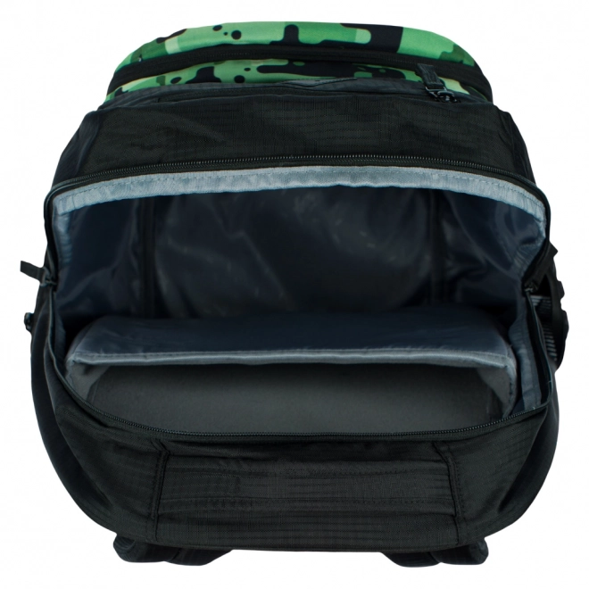 BAAGL 3 SET Coolmate Green: rugzak, etui, zak