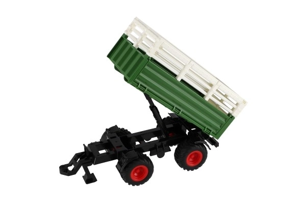 Kindertraktor ZETOR mit Fernsteuerung, Anhänger, Licht und Sound, 42 cm