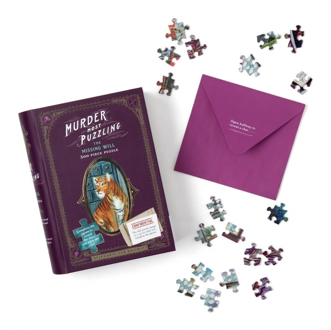 Puzzel met detectiveraadsel Missende Testament 500 stukjes