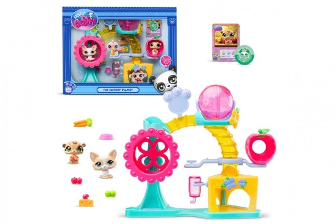 Littlest Pet Shop Spaßfabrik mit 2 Figuren