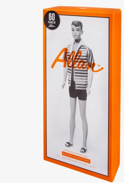 Verzamelbare Barbie Allan Pop voor 60e Verjaardag