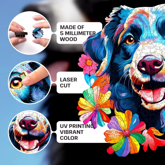 Houten puzzel Hond 500 stukjes