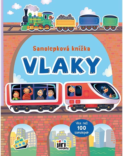 Livre d’autocollants Trains