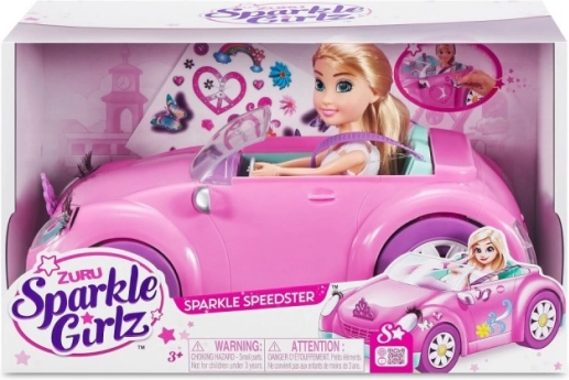 ZURU Sparkle Girlz rosa Cabrio mit Puppe 26,5 cm