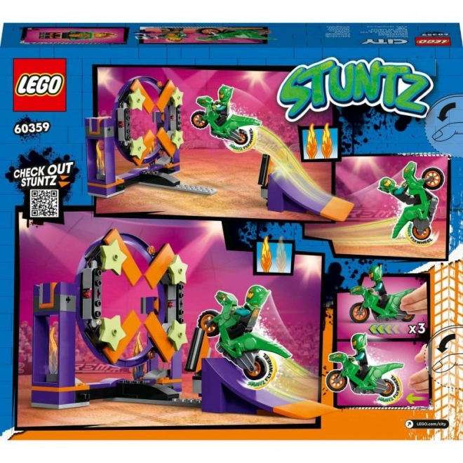 Stuntuitdaging met helling en hoepel LEGO City Stuntz