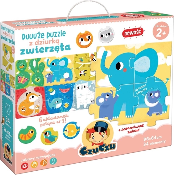 Large Puzzle with a Hole – Animals