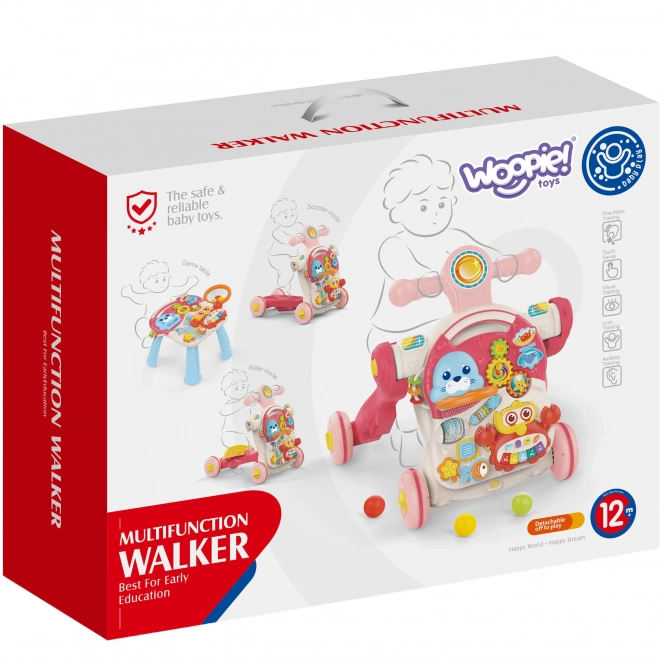 Multifunctioneel interactief loopwagentje 4-in-1 WOOPIE voor kinderen