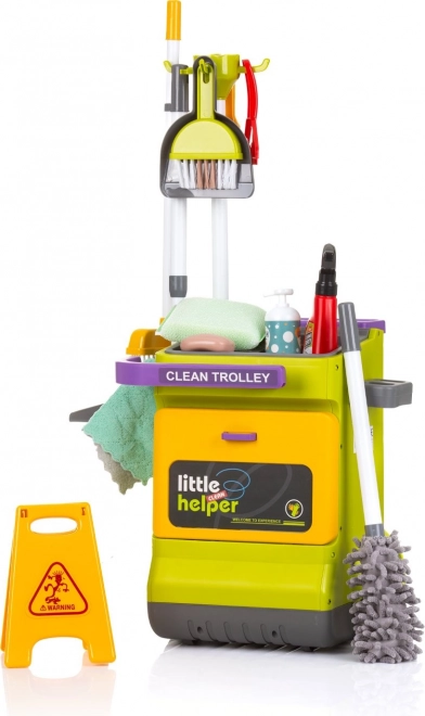 Chipolino cleaning trolley for children – 16-piece playset