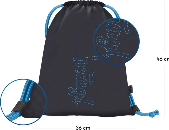 Set 3 St. Baagl: Rucksack, Federmäppchen und Beutel Logo Mix