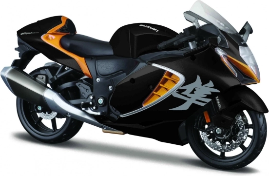 Modelmotor Suzuki Hayabusa 2022 met sokkel 1:12