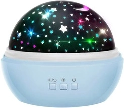 Rotating dome and colorful projection