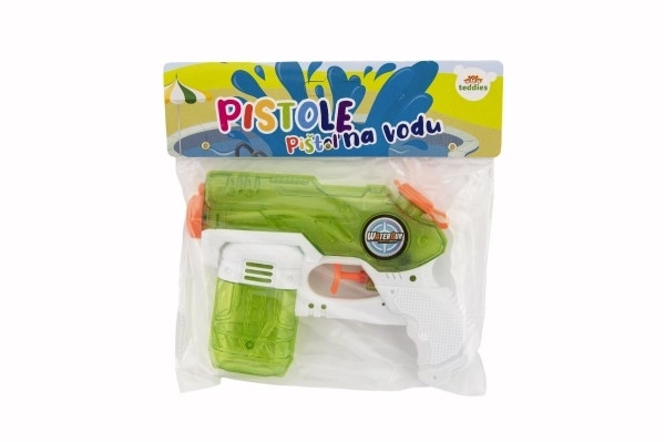 Pistolet à eau en plastique 19 cm avec possibilité de 3 couleurs