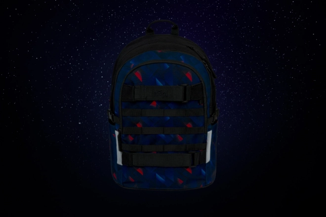 BAAGL Set Rucksack, Federmäppchen und Sporttasche Skate Indigo