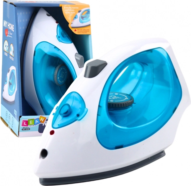 Children's iron with steam, lights and sounds blue