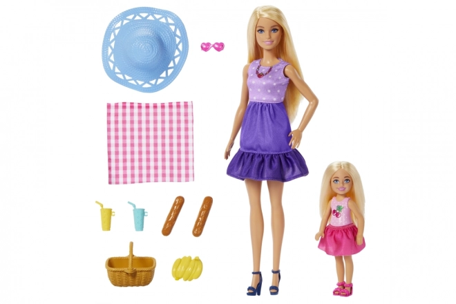 Barbie Family and Friends at the Picnic