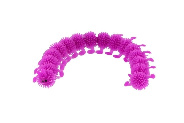 Rups katten antistress siliconen 24cm beschikbaar in 4 kleuren
