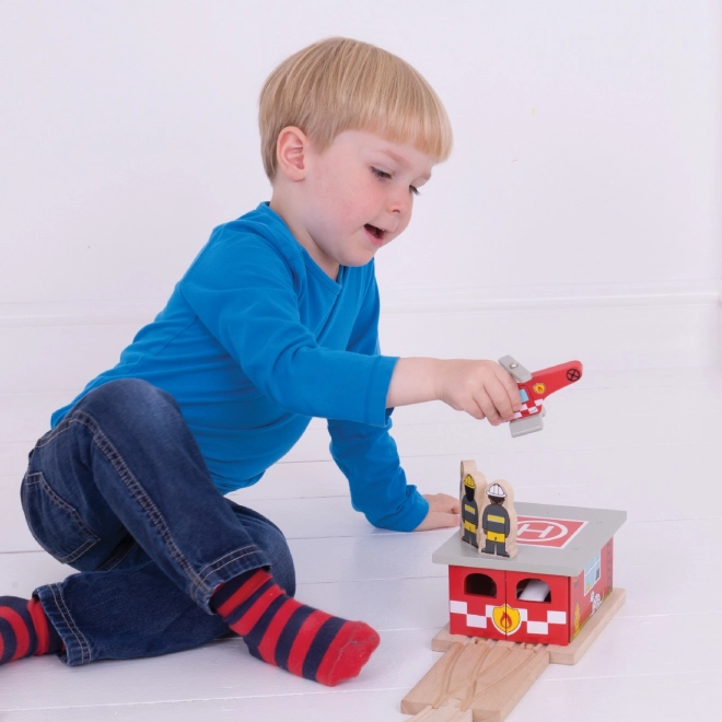 Bigjigs Rail Brandweerkazerne
