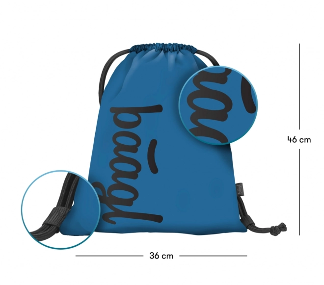 Rucksackbeutel Ozeanblau