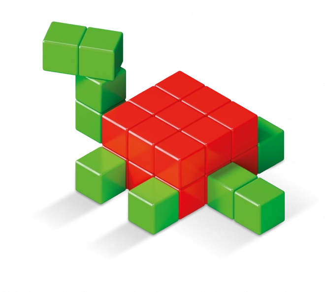 GEOMAG Blocs magnétiques Magicube Green Line 64 blocs