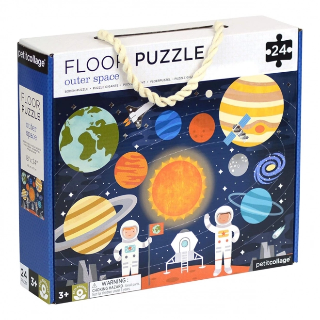 Petit Collage Puzzle Sol Espace