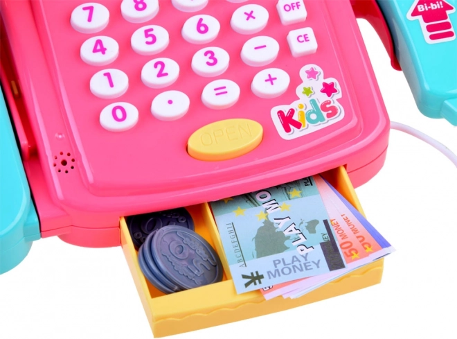 Sliding cash drawer and accessories
