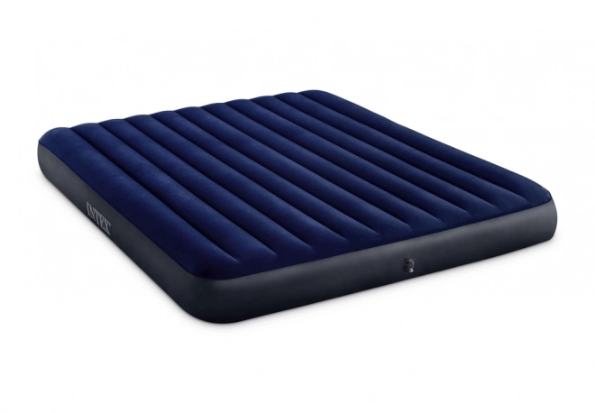Opblaasbaar Double Luchtbed Velours 203x183 cm INTEX