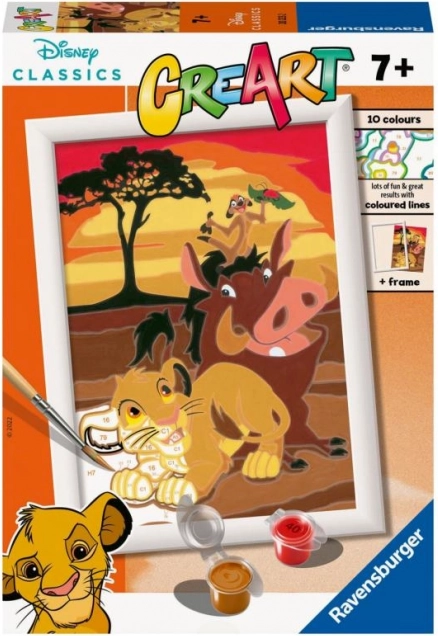 CreArt Disney: De Leeuwenkoning – schilderen op nummer