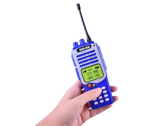 Functionele walkietalkie op batterijen