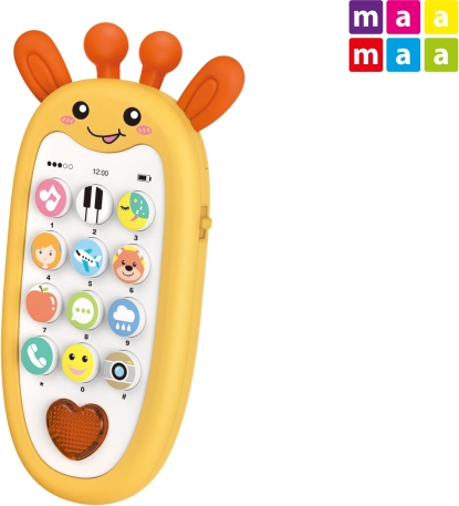 Téléphone pour enfants girafe avec effets 13,5 cm
