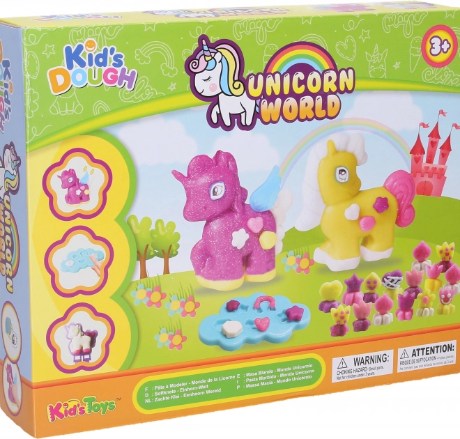 Coffret créatif licornes avec pâte à modeler