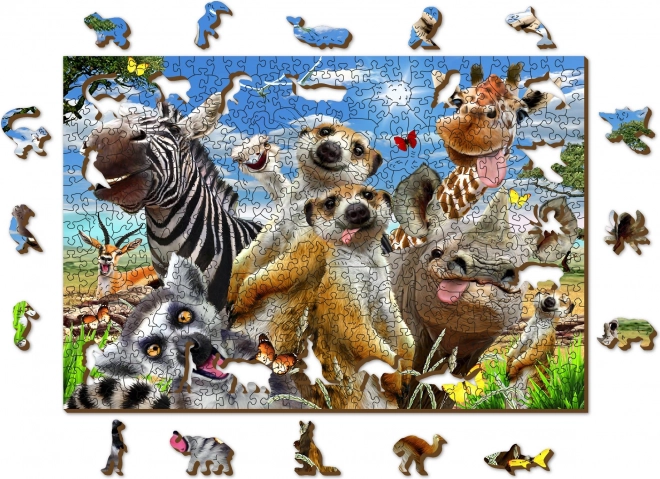 Wooden City Holzpuzzle Willkommen in Afrika 505 Teile