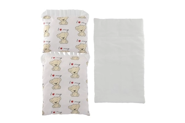 Doll Bedding Set with Pillow and Mat