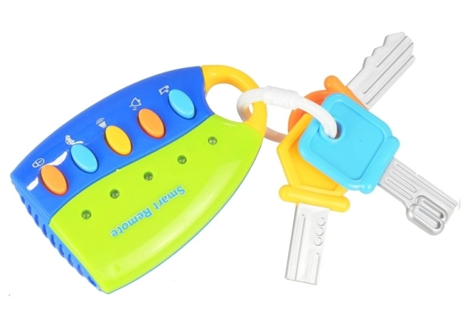 Remote control with keys for children