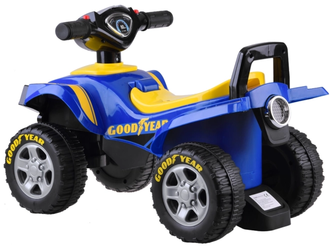 Loopauto Quad Goodyear met muziek en lichtjes