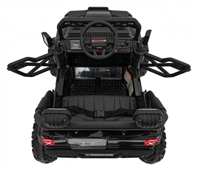 Elektrische kinderauto off-road zwart