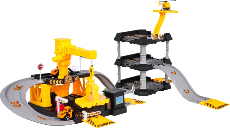 Functionerende kraan met slingerhaak