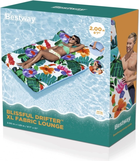 inflatable lounger with washable cover 200 × 123 cm Bestway