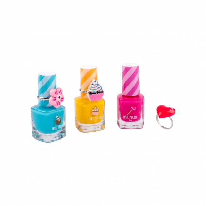 Drei leuchtende Farben für kreatives Nail Art