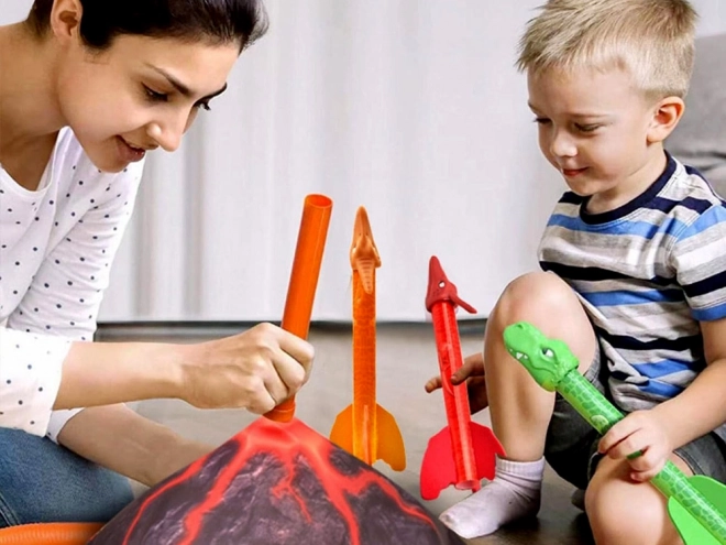 Vulkaan Dinosaurus Lanceerder