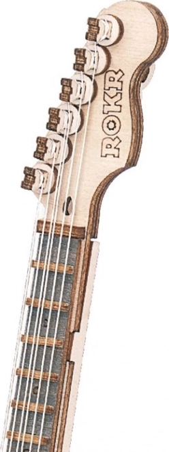 Wooden 3D Puzzle Electric Guitar