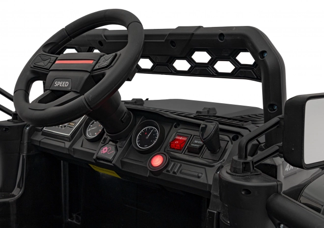 Elektrische kinderauto off-road zwart