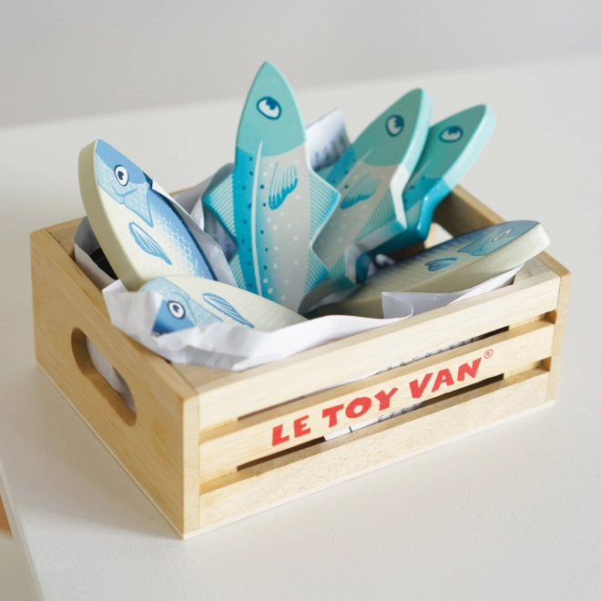 Holzkiste mit Fischen Le Toy Van