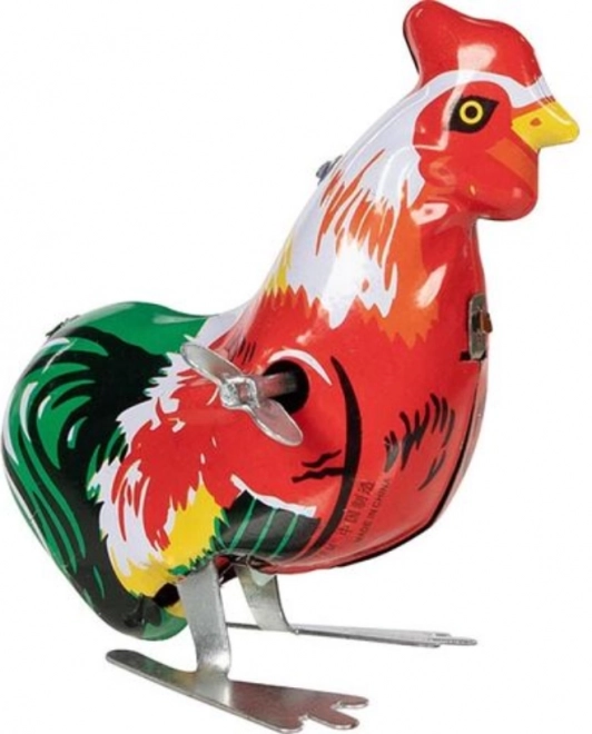Metal Wind-Up Rooster Goki