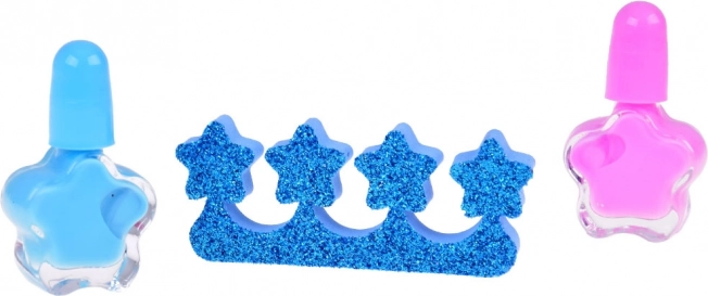 Big Beauty Set Mermaid Eye Shadows Polishes Hair Clips Ties