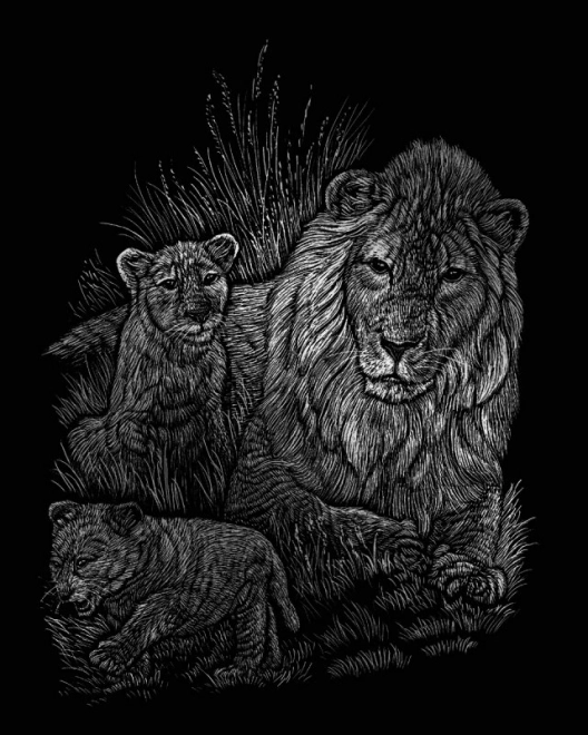 ROYAL & LANGNICKEL Krabbelplaatjes in een blok Wilde Dieren