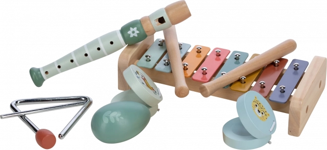 Set van kindermuziekinstrumenten