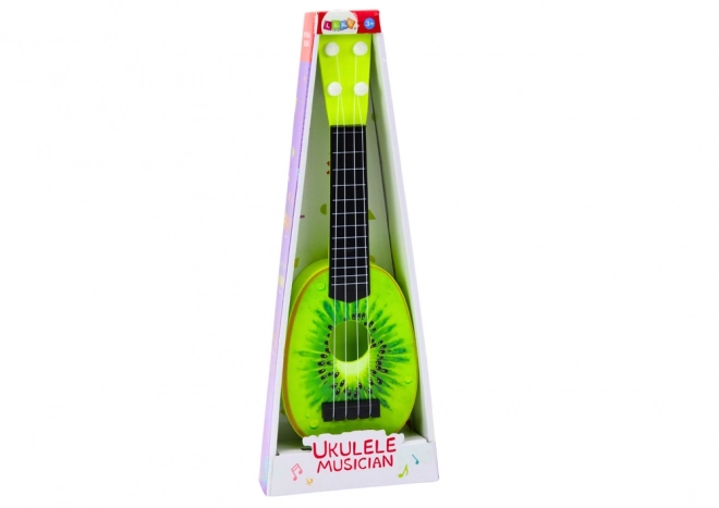 Kinderen Ukulele Mini Gitaar 4 snaren Kiwi Fruit Groen 15"