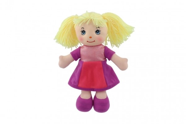 Poupée Culinka en chiffon avec cheveux blonds tissu 32cm 0m+